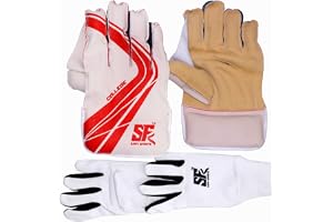 SAIFI SPORTS Cricket Wicket Keeping & Inner Gloves for Boys and YOTH 10 to 15 Years (Boys) This Gloves is Available in Multicolour