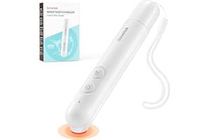 SOLVEITEK Mückenstich Hitzestift, Insektenstichheiler für die Schnelle Behandlung Von Mückenstichen, Elektronischer Stichheiler, IP65, Schnelle Erwärmung, Lindert Juckreiz und Schwellungen, Chemikalienfrei Weiß