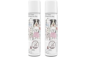 POIIOPY Lata de Recambio de Spray de citronela,Aplicar WWVVPET & Otro Citronella Spray Collares antiladridos para Entrenamiento de Perros,Aerosol Humano y Seguro para Mascotas,90ml/Lata