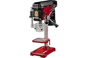 Einhell Trapano a colonna TC-BD 450 (450 W, fino 2650 min-1, 5 livelli, prof. perf. max. 50 mm, indicatore prof. perf., arresto prof. reg., piano a forare inclinabile/rotante e regolabile in altezza)