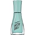 Sally Hansen Insta-Dri Nail Polish, Gain Mo-Mint-Um, 60 Seconds Quick Drying, Long Lasting, Streak Free, Shiny Finish, 3-in-1 Formula, Built in Base and Top Coat, 9.17ml