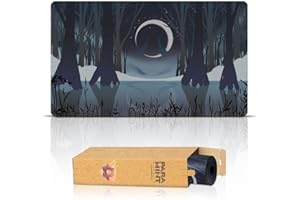 Paramint Swamp Mana Scenery (Stitched) - MTG Playmat - Compatible for Magic the Gathering Playmat - Play MTG, YuGiOh, TCG - Original Play Mat Art Designs & Accessories