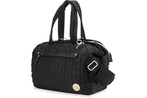 SONARIN Multi-Poches Sac à Langer pour Bébé Fourre-tout,Grande Capacité Multifonctionnel Sac Bandoulière à Langer Sac de Maternité Sac à Couches de Voyage avec Bretelle Unique(Noir)