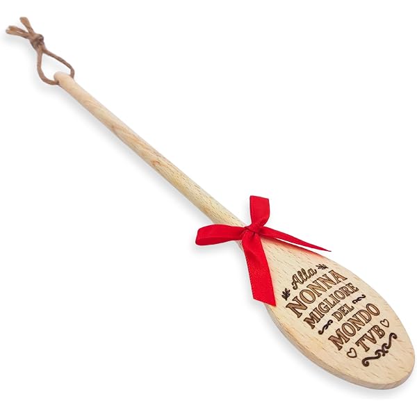 Tagliere Targa Personalizzabile Per Nonna – Regalo Unico In Legno Per Compleanno O Festa Dei Nonni (15x23 Cm) – Made In Italy
