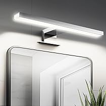 Luce Da Specchio Bagno LED 40cm DELIPOP - Girevole 180°, IP44 Impermeabile, 8W Bianco Freddo - Foto 12