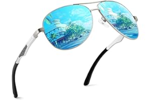 GQUEEN Okulary przeciwsłoneczne Męskie Klasyczne Polaryzowane Aviator Pilot Ochrona UV Retro Okulary Przeciwsłoneczne Kobiety Metal UV400