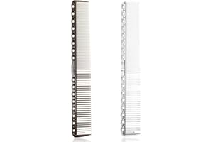 PSYQTSUARY 2 Stück Haarschneidekamm,Carbon Kamm Professionelle Antistatisch Friseur Kamm Bruchfester Haarkamm Kompakter Kamms Männer Hitzebeständige Hair Comb für Männer Frauen Haus Salon Haarstyling Pflege