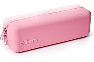 Visfresh Disposable Daily Contact-Lens Case Organizer, Travel-Friendly, Premium Quality, Water-Resistant Silicone Case with Clearly Labeled R & L, Storage up to 30 Lenses (Pink)