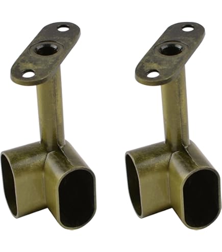 INCREWAY 4PCS Argent Coin Armoire Tige Supports, 90° 25mm