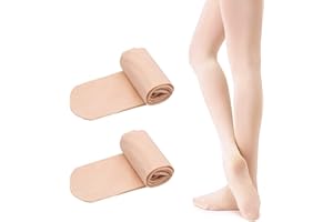 EULANT Calze per Danza Bimba 2 Paia, Calze per Ballerine di Danza Classica Donna, 90 Denari Danza Collant Balletto Senza Cucitura