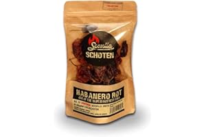 ‎SCOVILLA Scovillas Habanero Rot Schoten, getrocknet, 30g