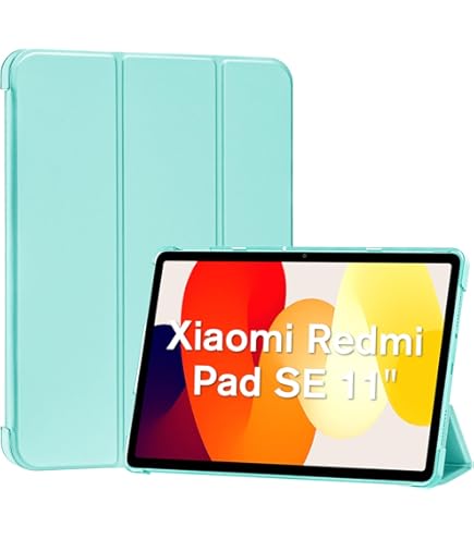 Redmi Pad Mint Green 4GB 128GB 純正カバー付き Xiaomi Redmi Pad SE Mint Green 4GB RAM 128GB ROM : Amazon.co.uk