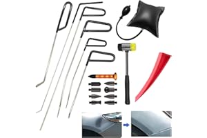 MENQANG Outil Débosselage sans Peinture,Une variété d'outils de kit pour la Réparation de Bosses de Voiture Conviennent à Toutes Sortes de Bosses