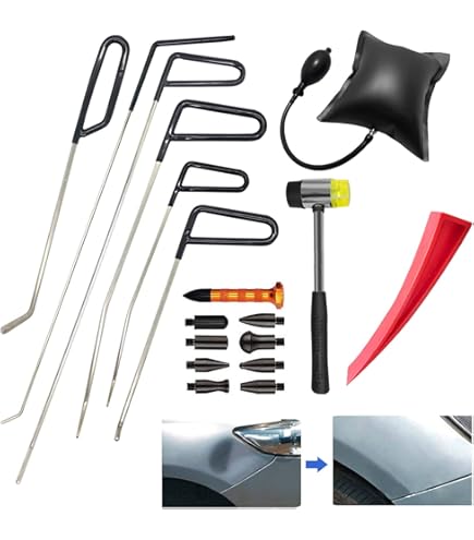 57x Strumento Di Rimozione Delle Ammaccature Kit Di Riparazione Strumento Di Rimozione Delle Ammaccature Senza Vernice Per Le Auto Randaco