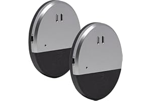 Defender Ultra Slim Vibration Alarm 2 Pack - Window Alert Alarm Sensor Smash Glass Siren 130dB - Police Accredited