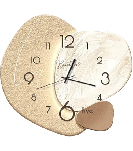 Horloge Murale En Paille Nordique – 45,7 Cm – Design Fait Main – Déco Salon, Chambre Ou Bureau