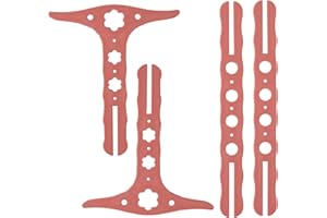 UPTTHOW 1, 1.5 & 2 Yard Adjustable Niddy Noddy for Spinning Yarn, Plastic Spinning Tool for Plying, and Winding Yarn, Thread & Wool, Pink