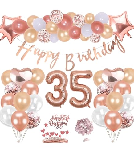 PartyYaa 55e Verjaardagsbanner Decoraties, Happy 55e