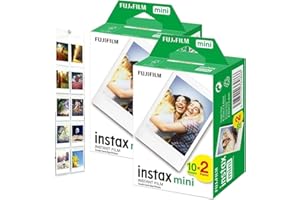 FUJIFILM Instax Mini Film Bundle Pack (40 Shots) + Free Wall Album