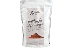 DUE ESSE S.N.C. DI SABATINI ALDO & C. GR 1600 LIQUIRIZIA IN POLVERE LIQUORICE POWDER PER PIATTI DOLCI O SALATI. PERFETTA PER REALIZZARE GELATERIA, INFUSI E LIQUORI