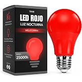 Melatonin Red Night Light &ndash; E27 Red LED Bulb for Sleeping &ndash; 0% Blue Light and No Flicker (Anti-flicker) &ndash; 1800 Lumens &ndash; Impro
