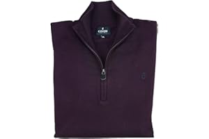 Coveri Maglione Maglioncino Lupetto Pullover Uomo Mezza Zip Taglie Forti 3XL 4XL