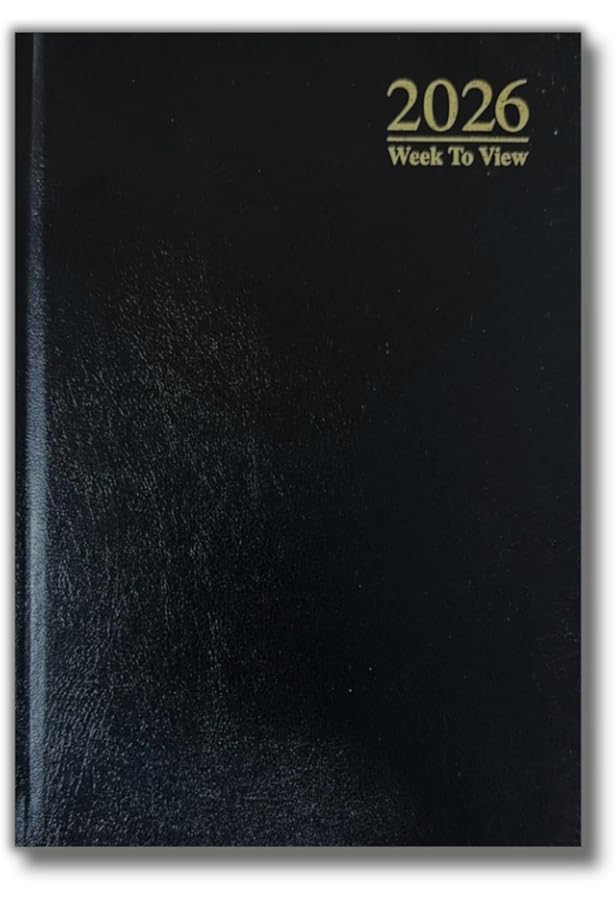 A4 Diary 2026 Week To View From January 2026 To December 2026