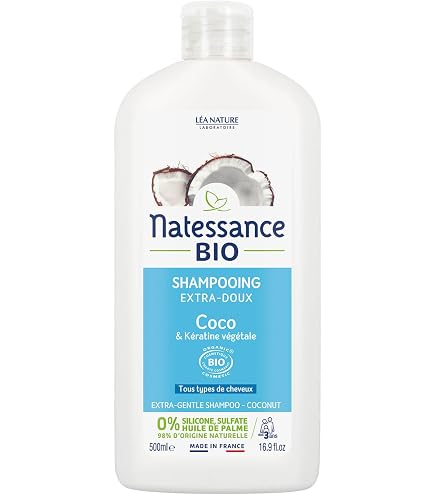Shampoing Déjaunissant AUBRY - 1 Litre Pour Brillance Et Éclat - Neuf