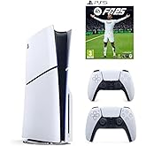 SIE Sony PlayStation 5 Slim Disc with Extra Dualsense White Controller and FC25 - International Version