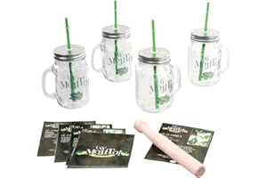 SG Secret de Gourmet COFFRET MOJITO 9 PIECES CHOPPES PAILLES PILON RECETTES COCKTAIL SOIREE
