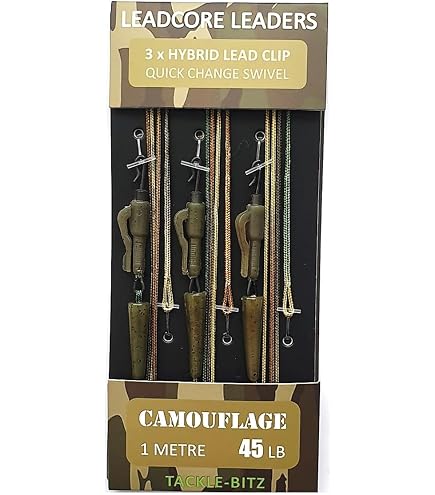 KORDA KABLE LEADCORE LEADER HYBRID LEAD CLIP QC SWIVEL GRAVEL 50CM – Carp Hunter