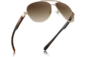 CARFIA męskie okulary przeciwsłoneczne, ochrona polaryzacyjna UV400, prostokątne klasyczne okulary przeciwsłoneczne Premium, okulary przeciwsłoneczne pilot