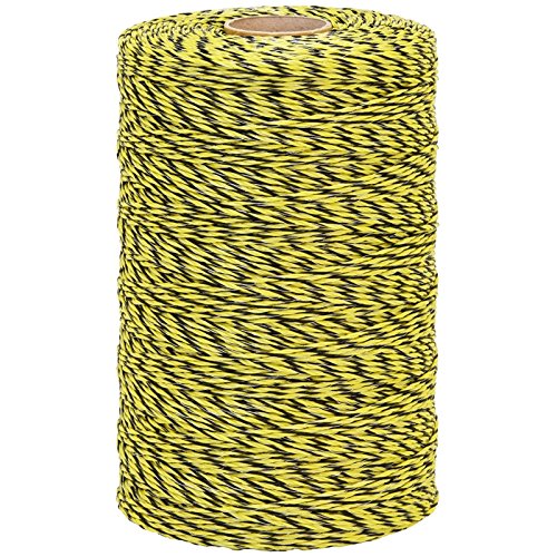 Weidezaun Litze von VOSS.farming 1000m, 3×0,25 TLD, gelb-schwarz - 2