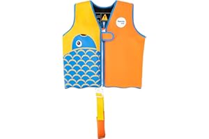 BEEWAY Swim Vest - Swim Jacket for Kids/Buoyancy Aid for Swimming with Safety Strap
