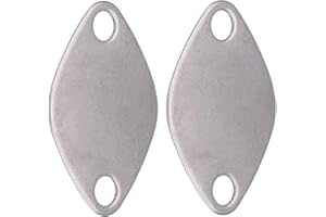 Bediffer 2pcs Stainless Steel Line Blind Valve Blanking Block Plate Kit for Espace Laguna Master TRAFIC MOVANO 2.2 2.5 DCI, Car Modification/Retrofitting, Brake System Modification