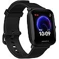 Amazfit Bip U Smart Watch, SpO2 & Stress Monitor, 3.63 cm(1.43") HD Color Display, 60+ Sports Modes, Breathing Training, 50+ Watch Faces (Black)