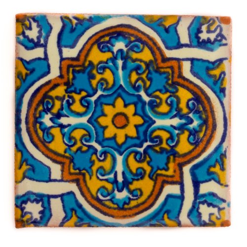 Mexikanischen handgemachten Talavera, 10.5cm Fliesen - Einzelfliese