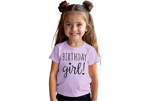Födelsedags-t-shirt för flickor "Birthday Girl" skrivartröja 1–8 år barn t-shirt sommar kortärmad topp födelsedag party kläde