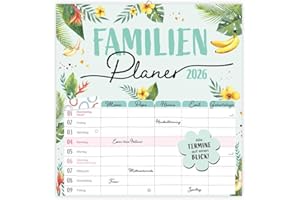 TRÖTSCH - Broschürenkalender Familienplaner 2026: Wandplaner