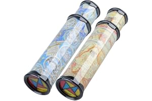Zantec Caleidoscope rotatif Magical Rotating Kaleidoscope Variable Intérieur Scène Toys pour enfants et adultes Grande 30 cm