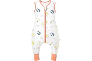 Mosebears Gigoteuse d'été, Couverture avec de Motifs Mignons, Lavable 0,5 tog pour Fille et garçon, Sac de Couchage Pyjama sans Manches