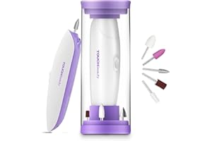 ‎TOUCHBEAUTY Elektrische Nagelfräser, TOUCHBeauty 5 in 1 Elektrische Nagelfeile Kabellos, Elektrisches Maniküre Set mit LED Licht für Anfänger Kinder Jugendliche