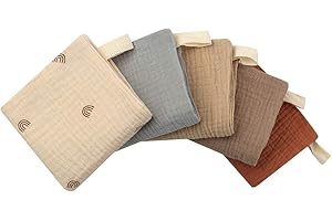 JHEPPBAY GUO 5St Waschlappen Baby Waschlappen Weiches Badetuch Lätzchen**