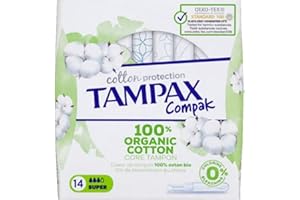 Tampax Sellos tampax Compak Cotton Protección Bio Super X14 - La caja de 14