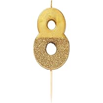 Talking Tables Wit En Goud Cijfer 18 Verjaardagskaarsen Voor Taarten Taarttopper Decoratie Premium Kwaliteit Een Zes Kaarsen Jubileum Mijlpaal Leeftijd 5 5 Cm Hoogte Gerecyclede Verpakking 3188934864