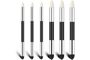 QIANYU 6 Stück Künstler Mischschwamm Stift Doppelkopf Waschbar Skizze Reibschwamm Wiederverwendbar Pinsel für Künstler Professionelle Skizze Zeichnen Mischen