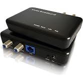 Moca 2.5 Adapter Kit with 2.5G Ethernet Port and PoE+ 30W for Ethernet over Coaxial - Ideal for Wi-Fi 6E/7 Access Points, IP