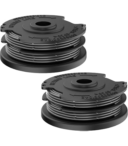 Bobines De Fil Pour Débroussailleuse Bosch ART 24, 27, 30, 30-36 LI – Lot De 2 – Diamètre 1,65 Mm, Longueur 6,2 M – Remplacement Facile