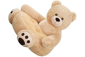 rongweiwang Modern And Cute Kids Sofa Seat Lovely Teddy Bear Plush Stuffed Chair Versatile Polyester Chair Plush Stuffed Seat, teddy bear