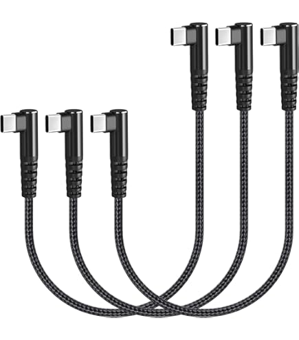 Cable USB-C A Lightning En Ángulo Recto 0.3m - Incluye Adaptador USB-A, Carga Rápida PD Para IPhone
